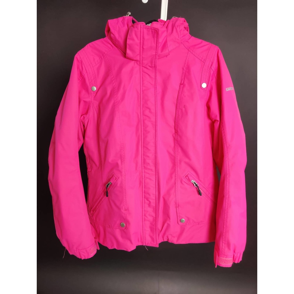 (V) RARE Karbon Women snow jacket winter ski snowboard pink waterproof sz 10